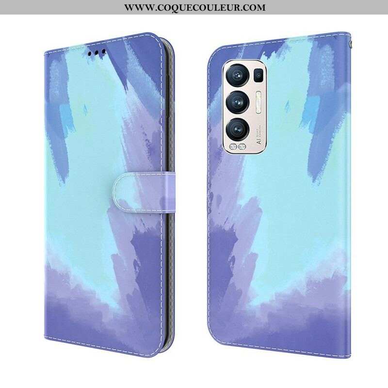 Housse Oppo Find X3 Neo Abstraction Coloré