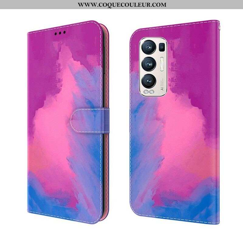 Housse Oppo Find X3 Neo Abstraction Coloré