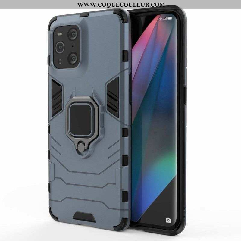 Coque Oppo Find X3 / X3 Pro Ring Résistante