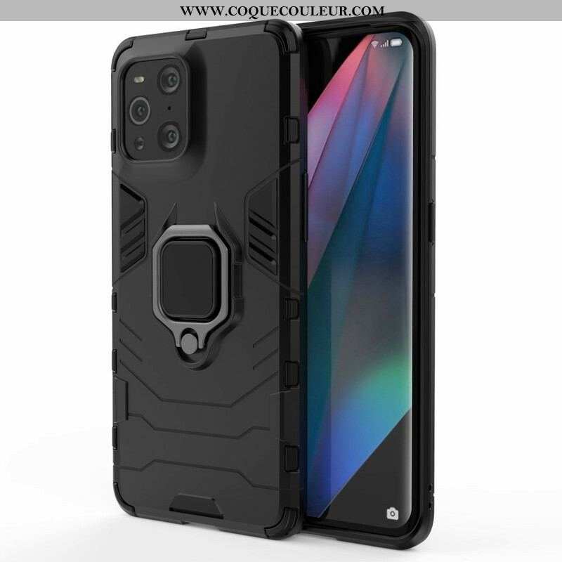 Coque Oppo Find X3 / X3 Pro Ring Résistante