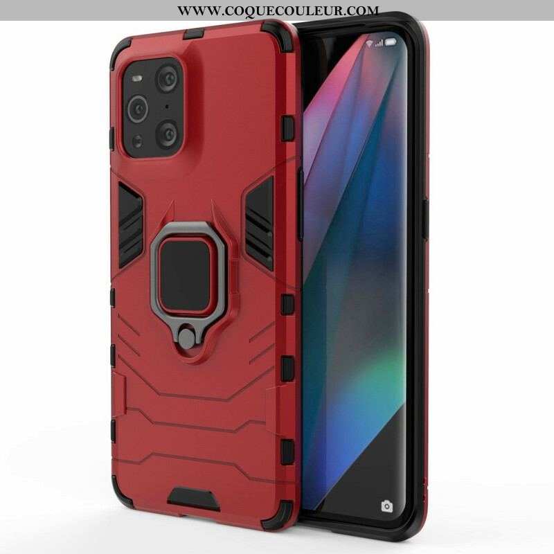 Coque Oppo Find X3 / X3 Pro Ring Résistante