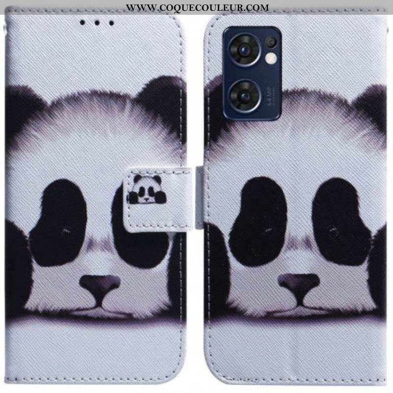 Housse Oppo Find X5 Lite Face de Panda