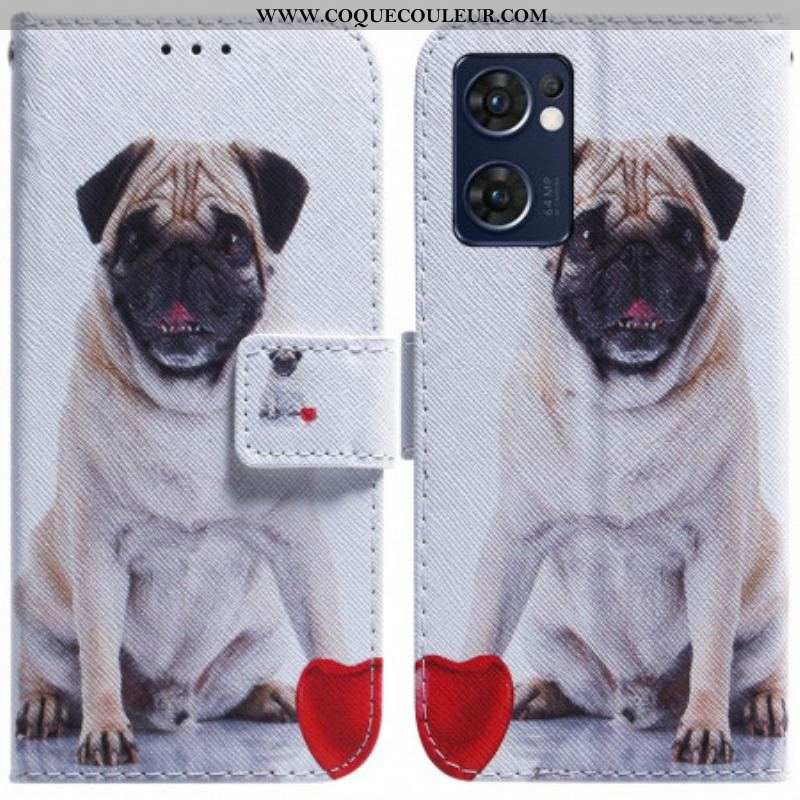 Housse Oppo Find X5 Lite Pug Dog