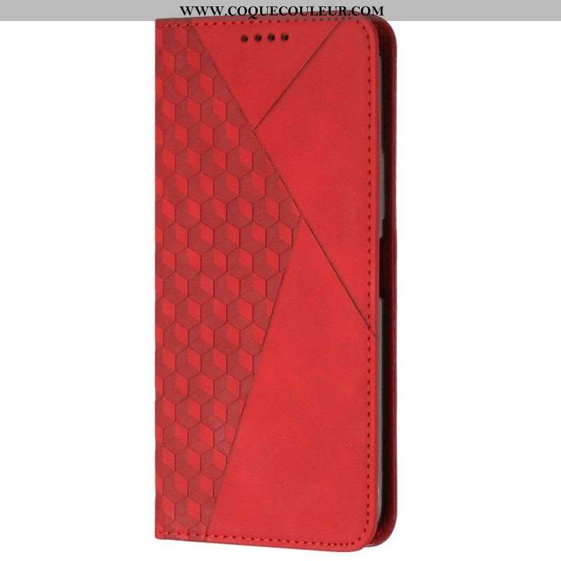 Flip Cover Oppo Find X5 Lite Simili Cuir Motif