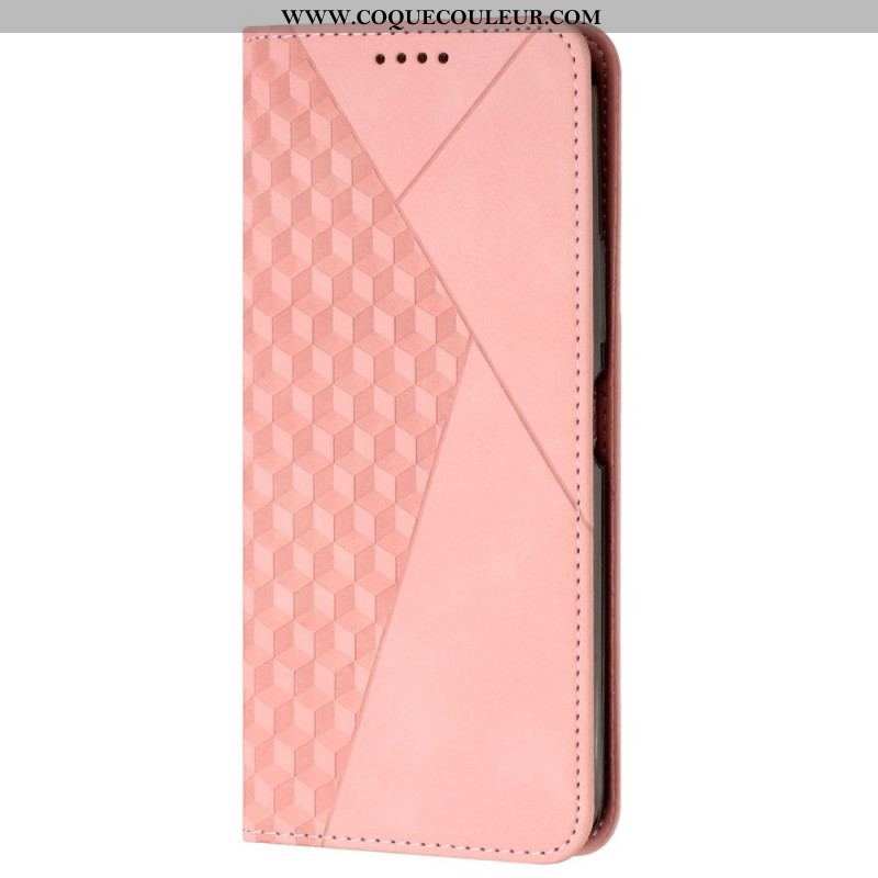 Flip Cover Oppo Find X5 Lite Simili Cuir Motif