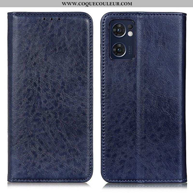 Flip Cover Oppo Find X5 Lite Texture Cuir