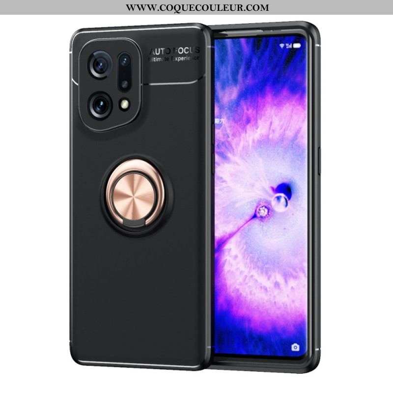 Coque Oppo Find X5 Anneau Rotatif