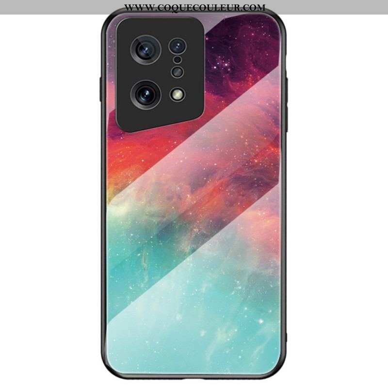 Coque Oppo Find X5 Verre Trempé Marbre