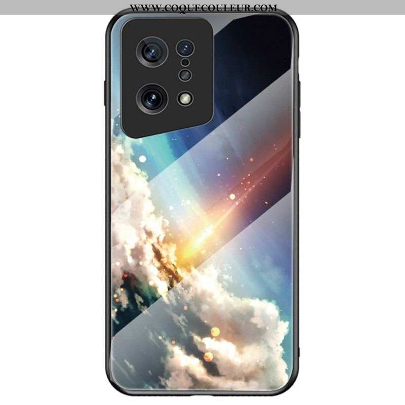 Coque Oppo Find X5 Verre Trempé Marbre