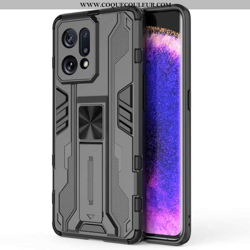 Coque Oppo Find X5 Support Amovible Vertical et Horizontal