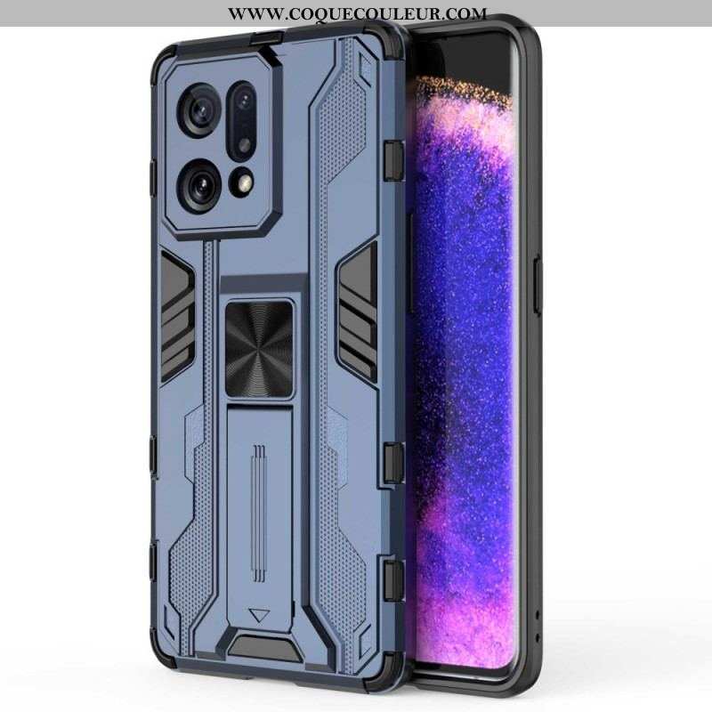 Coque Oppo Find X5 Support Amovible Vertical et Horizontal