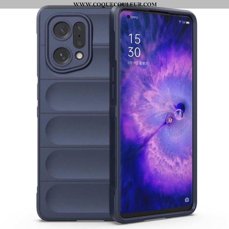 Coque Oppo Find X5 Silicone Contemporaine