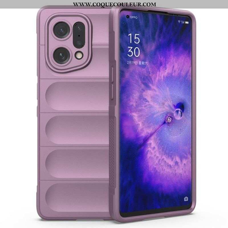 Coque Oppo Find X5 Silicone Contemporaine