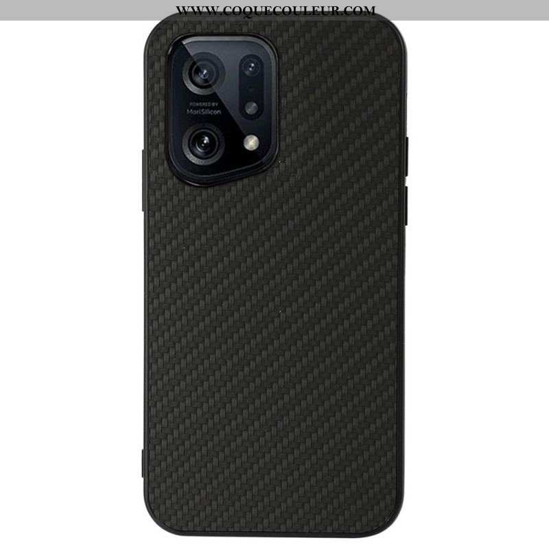 Coque Oppo Find X5 Fibre Carbone