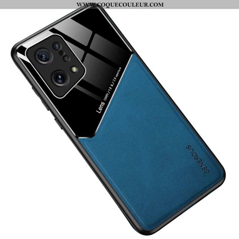 Coque Oppo Find X5 Simili Cuir Haut de Gamme