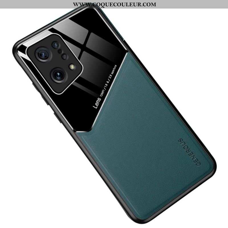 Coque Oppo Find X5 Simili Cuir Haut de Gamme