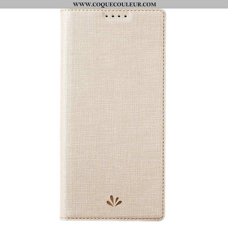 Flip Cover Oppo Find X5 Texture Tissu VILI