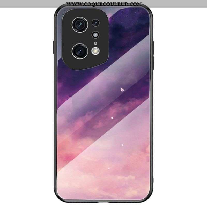 Coque Oppo Find X5 Pro Verre Trempé Marbre