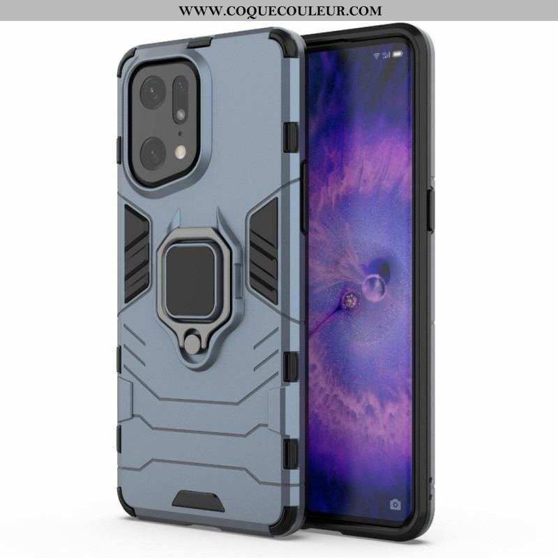 Coque Oppo Find X5 Pro Ring Résistante