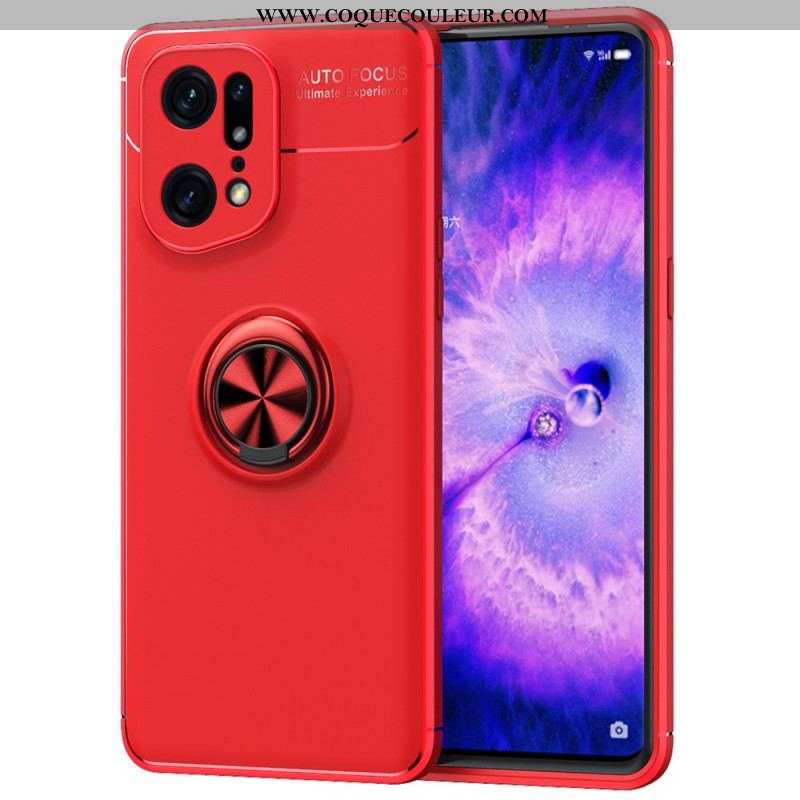 Coque Oppo Find X5 Pro Anneau Rotatif