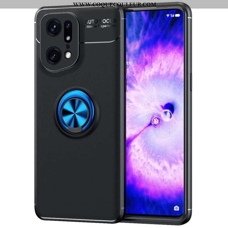 Coque Oppo Find X5 Pro Anneau Rotatif