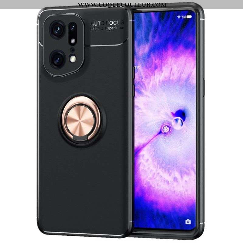 Coque Oppo Find X5 Pro Anneau Rotatif