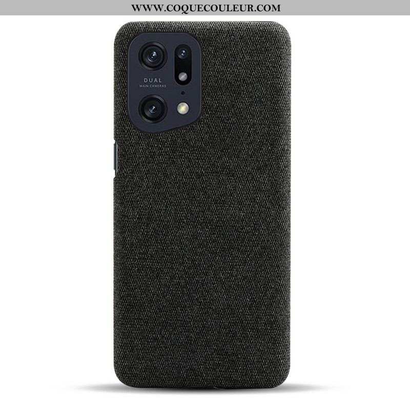 Coque Oppo Find X5 Pro Tissu