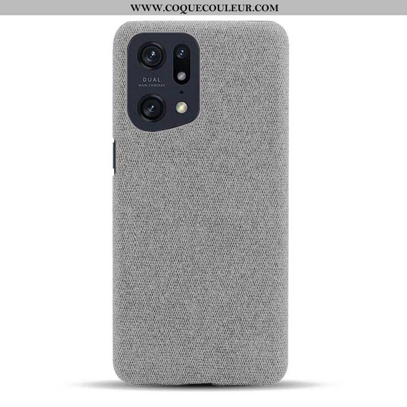 Coque Oppo Find X5 Pro Tissu