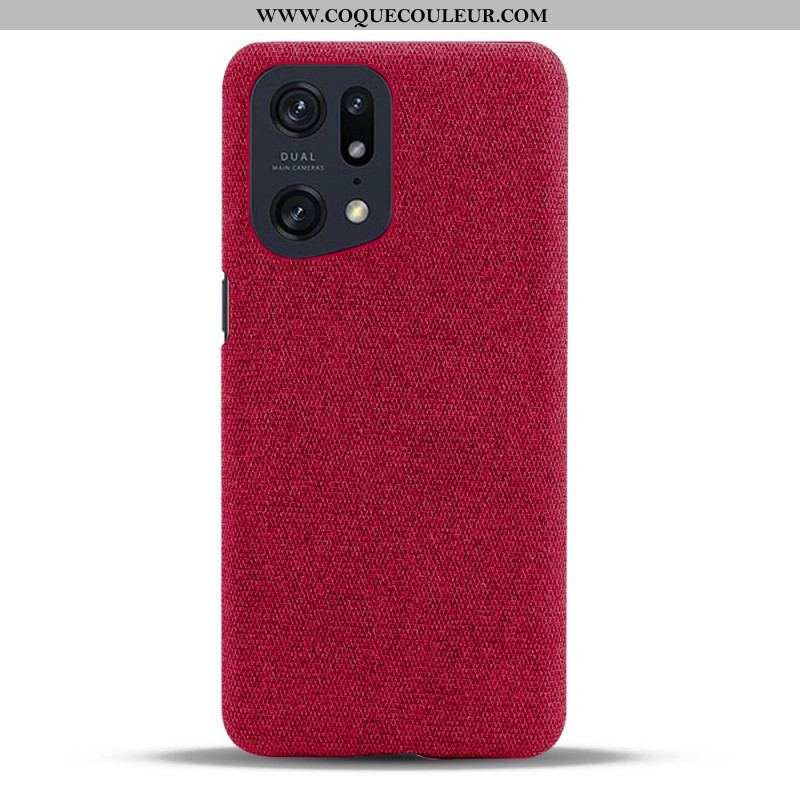 Coque Oppo Find X5 Pro Tissu