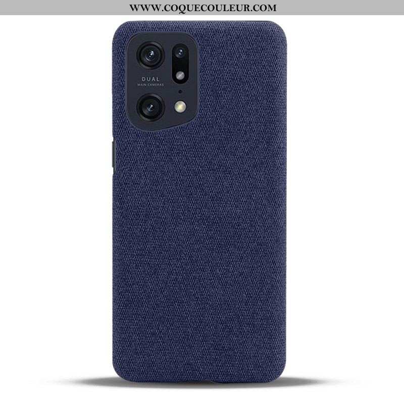 Coque Oppo Find X5 Pro Tissu