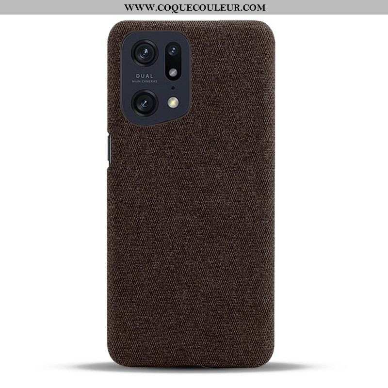 Coque Oppo Find X5 Pro Tissu