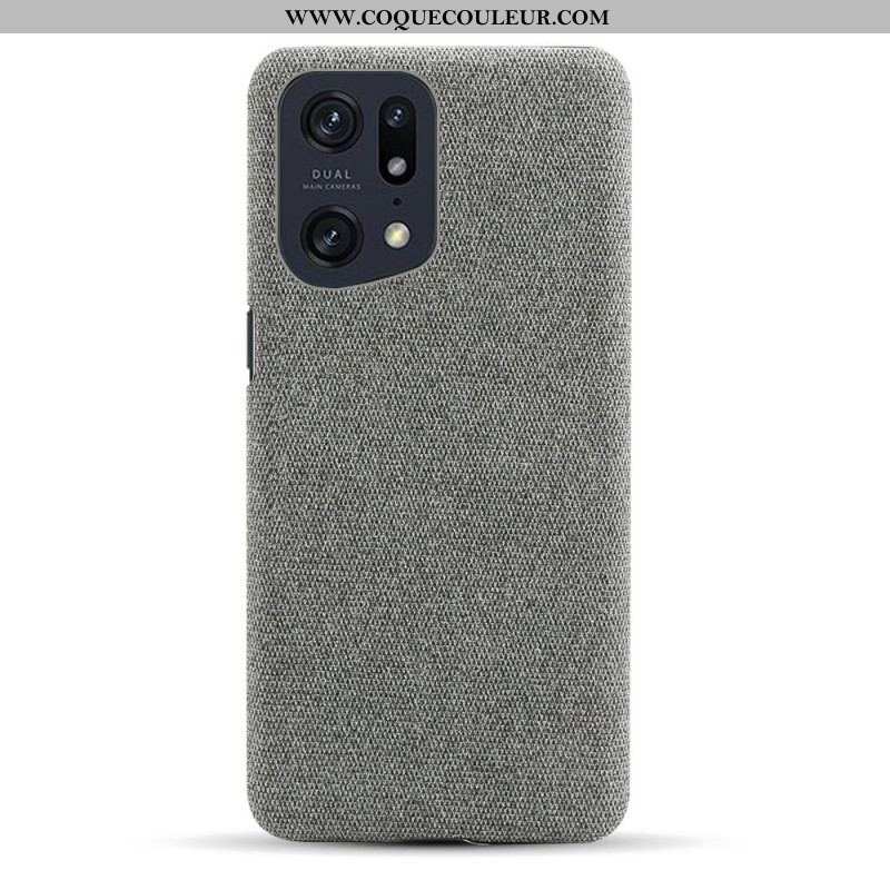 Coque Oppo Find X5 Pro Tissu