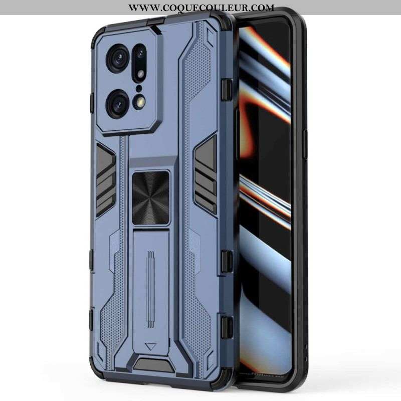 Coque Oppo Find X5 Pro Support Amovible Vertical et Horizontal