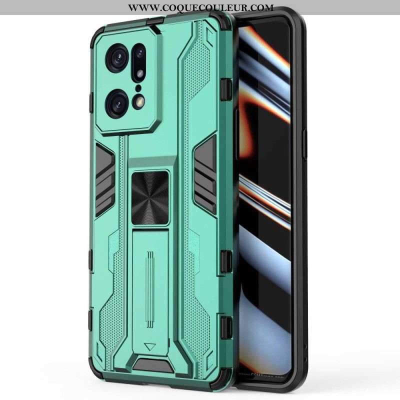 Coque Oppo Find X5 Pro Support Amovible Vertical et Horizontal