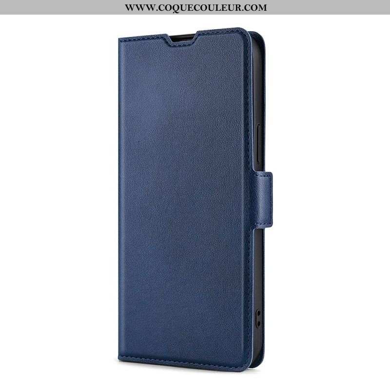 Flip Cover Oppo Find X5 Pro Effet Cuir