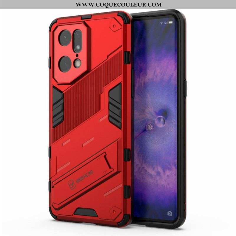 Coque Oppo Find X5 Pro Support Amovible Deux Positions Mains Libres