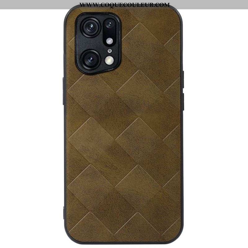 Coque Oppo Find X5 Pro Texture Tissée