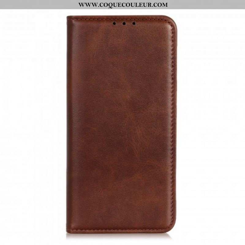 Flip Cover Oppo Reno 6 5G Cuir Fendu Élégance