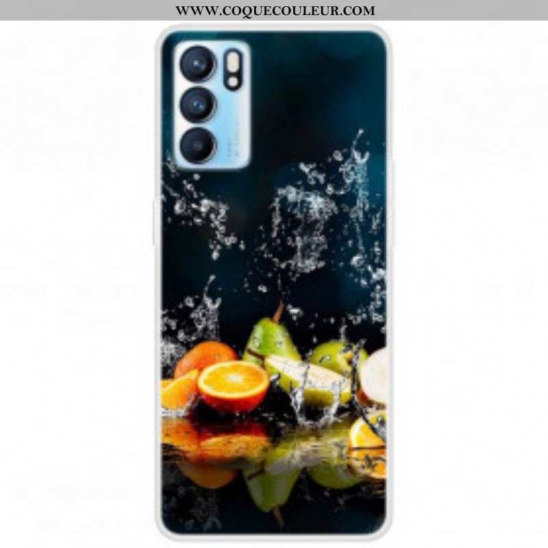 Coque Oppo Reno 6 5G Splash d'Agrumes