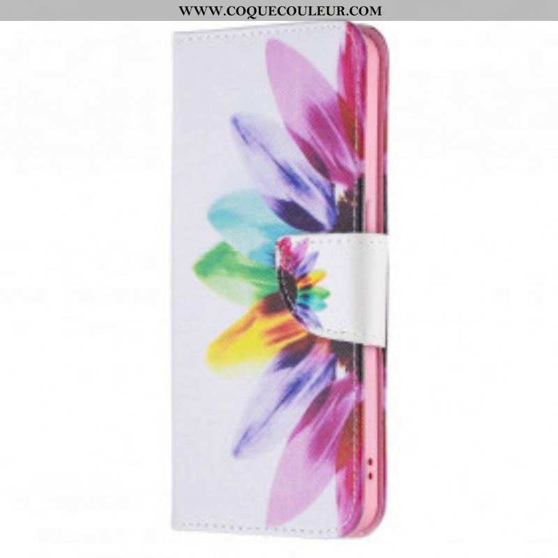 Housse Oppo Reno 6 5G Fleur Aquarelle