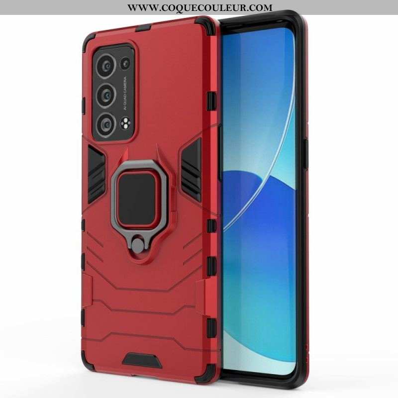 Coque Oppo Reno 6 Pro 5G Anneau-Support Pivotant