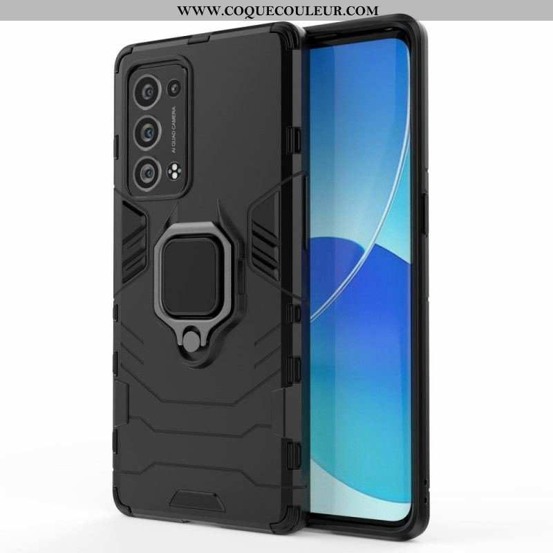 Coque Oppo Reno 6 Pro 5G Anneau-Support Pivotant