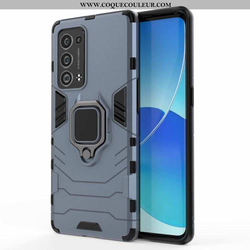 Coque Oppo Reno 6 Pro 5G Anneau-Support Pivotant