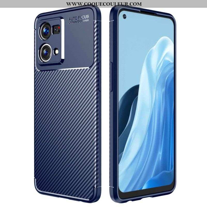 Coque Oppo Reno 7 Flexible Fibre Carbone