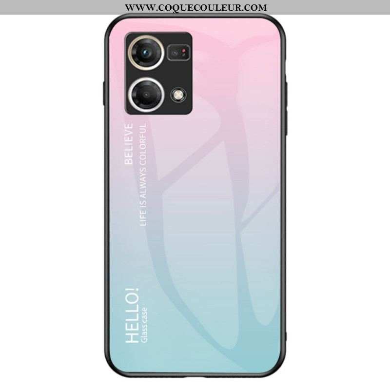 Coque Oppo Reno 7 Verre Trempé Hello