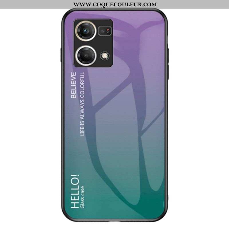 Coque Oppo Reno 7 Verre Trempé Hello