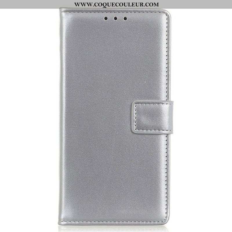 Housse Oppo Reno 7 Simili Cuir Simple
