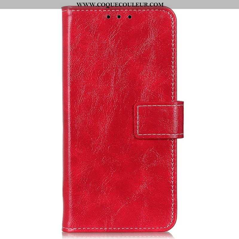 Housse Oppo Reno 7 Vernie avec Coutures