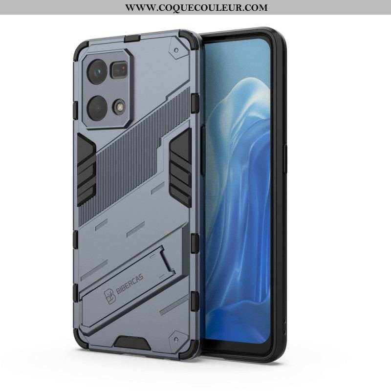 Coque Oppo Reno 7 Support Amovible Deux Positions Mains Libres