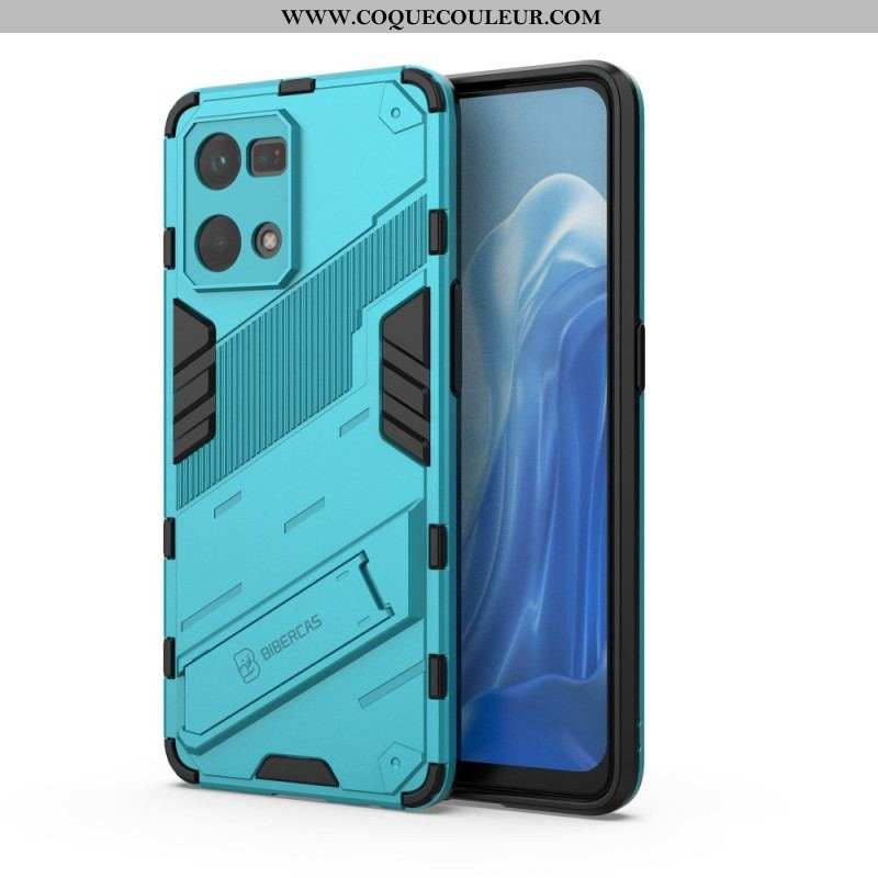 Coque Oppo Reno 7 Support Amovible Deux Positions Mains Libres